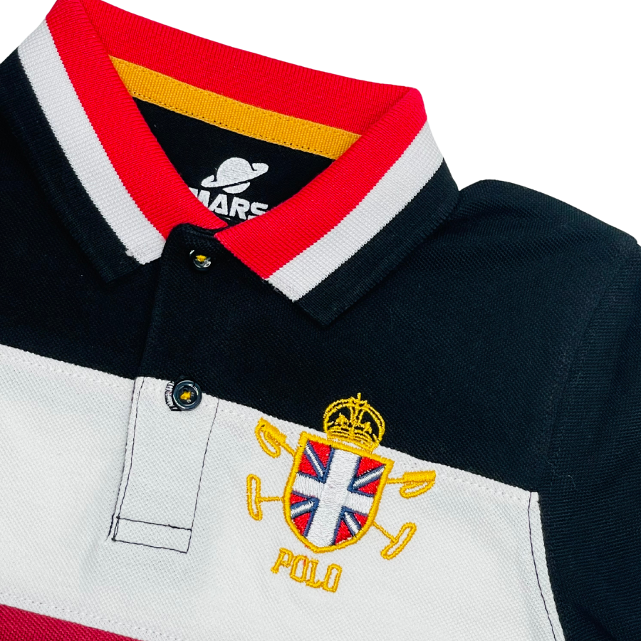 Panel Embroidered Polo