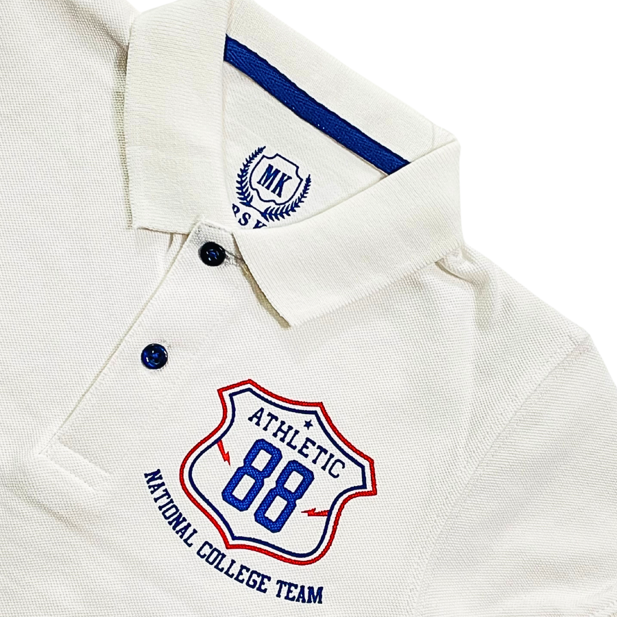 National College Team Polo - White