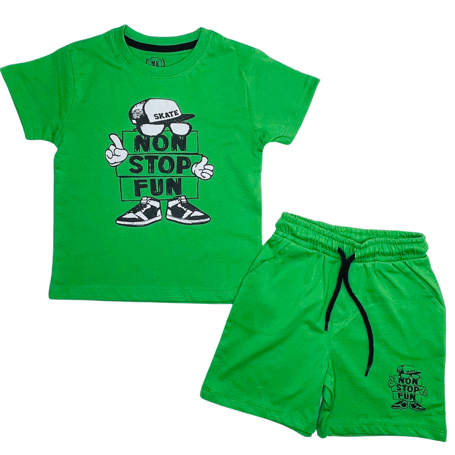 Non Stop Fun- T-Shirt & Short