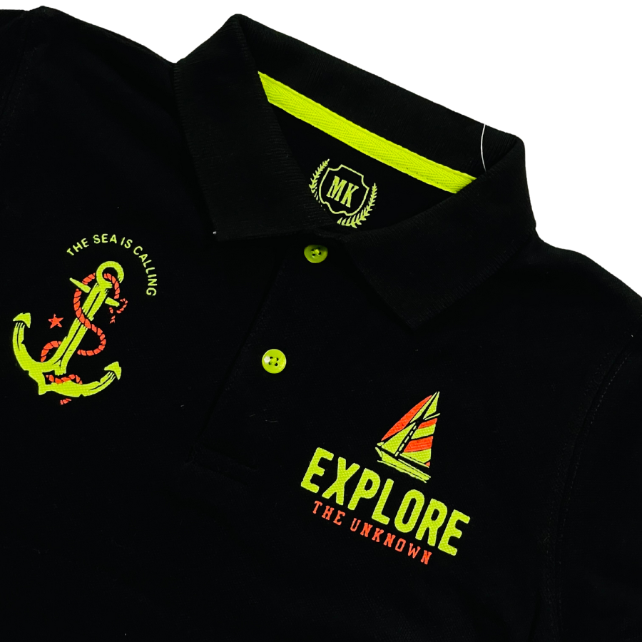 Explore The Unknown Polo - Black