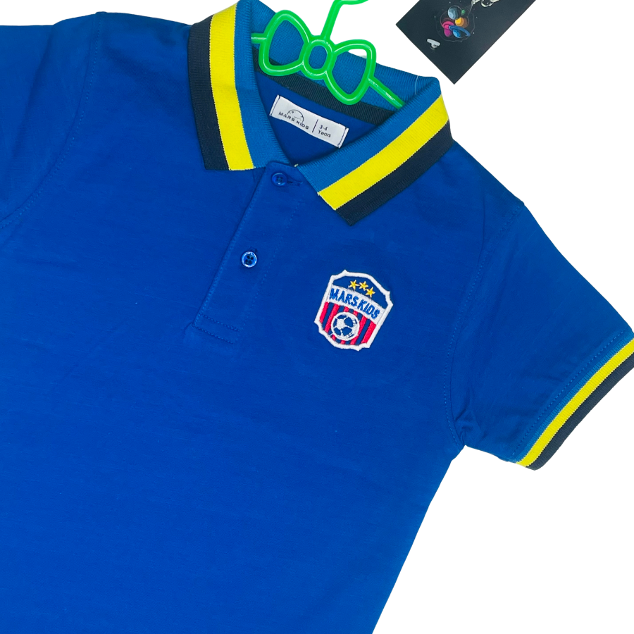 Mars Kids Embroidered Polo Shirt