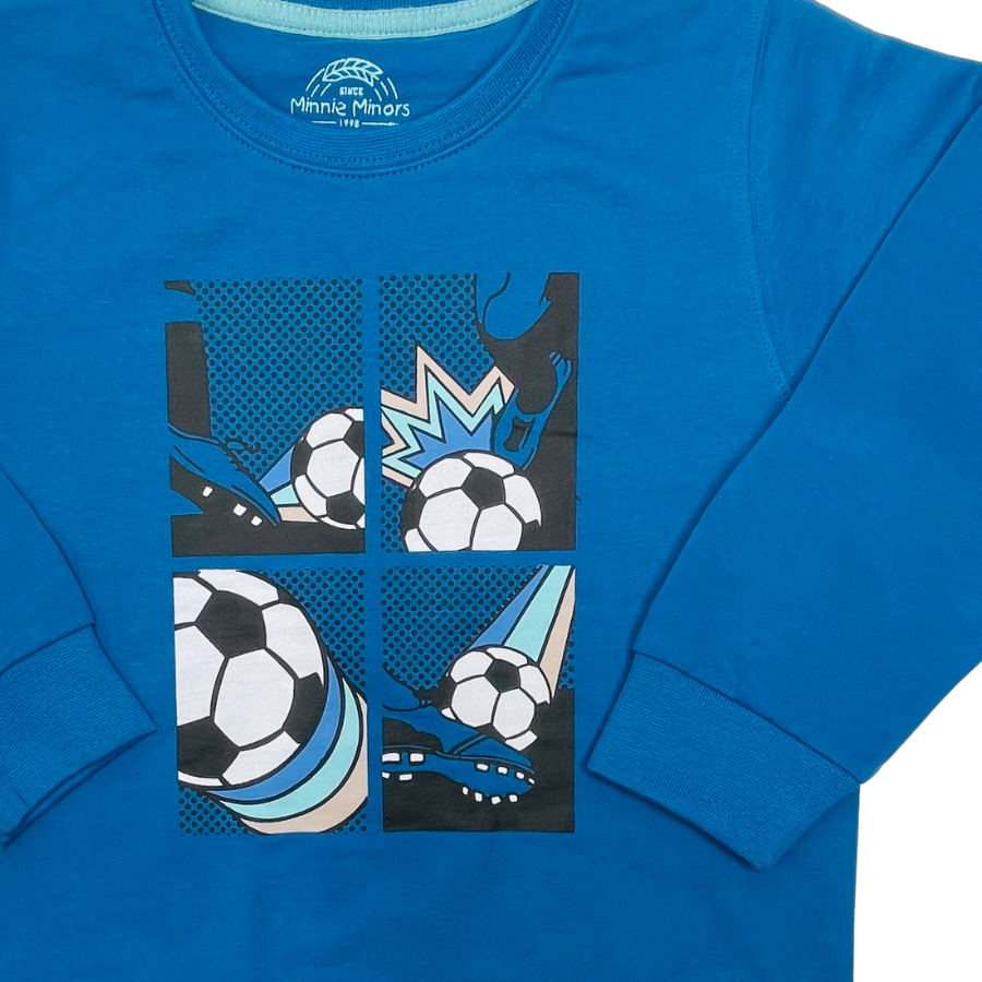 Soccer Terry Sweat- Blue