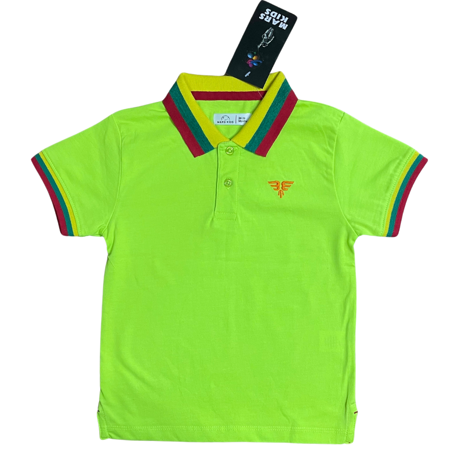 Neon Embroidered Shirt-Neon