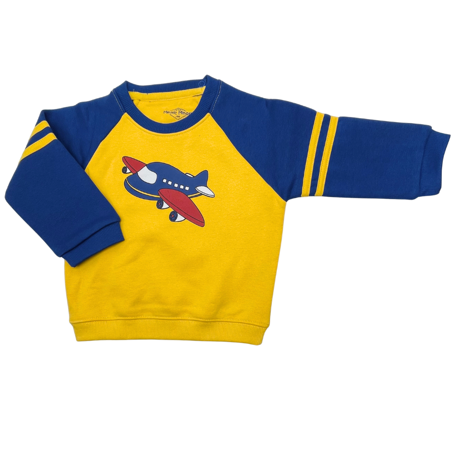 Infant Suit Fleece-Yellow/Blue