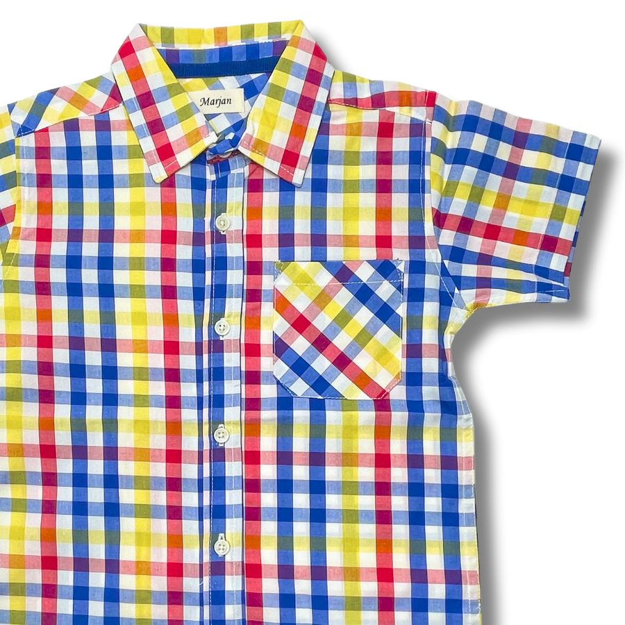 Cotton Check Shirt -Multi Color