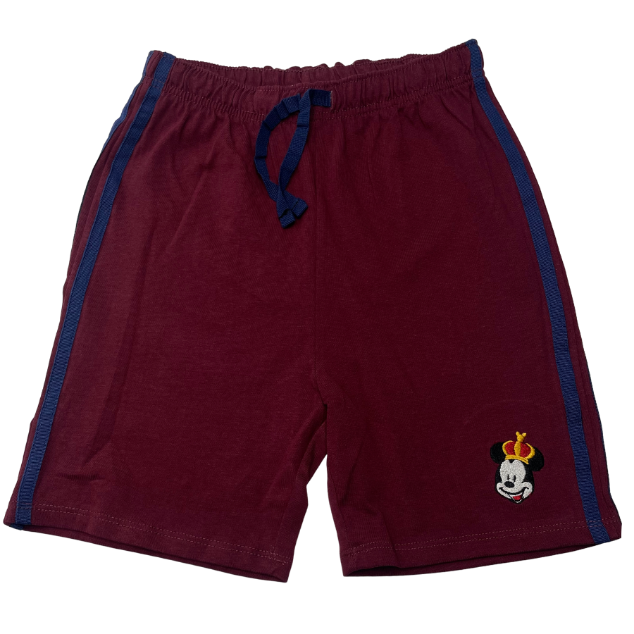 Mickey Shorts- Maroon