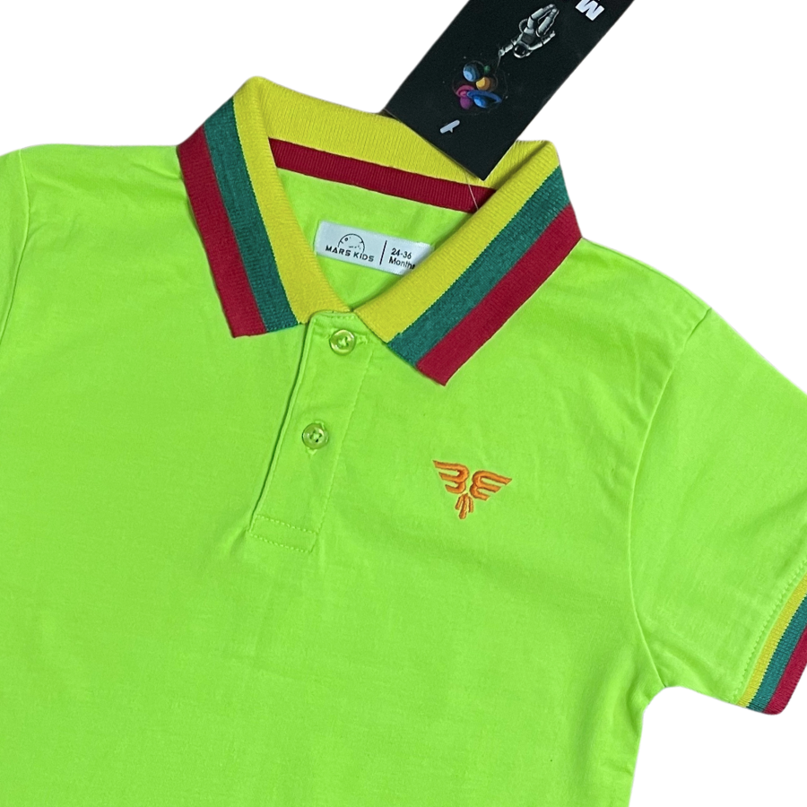 Neon Embroidered Shirt-Neon
