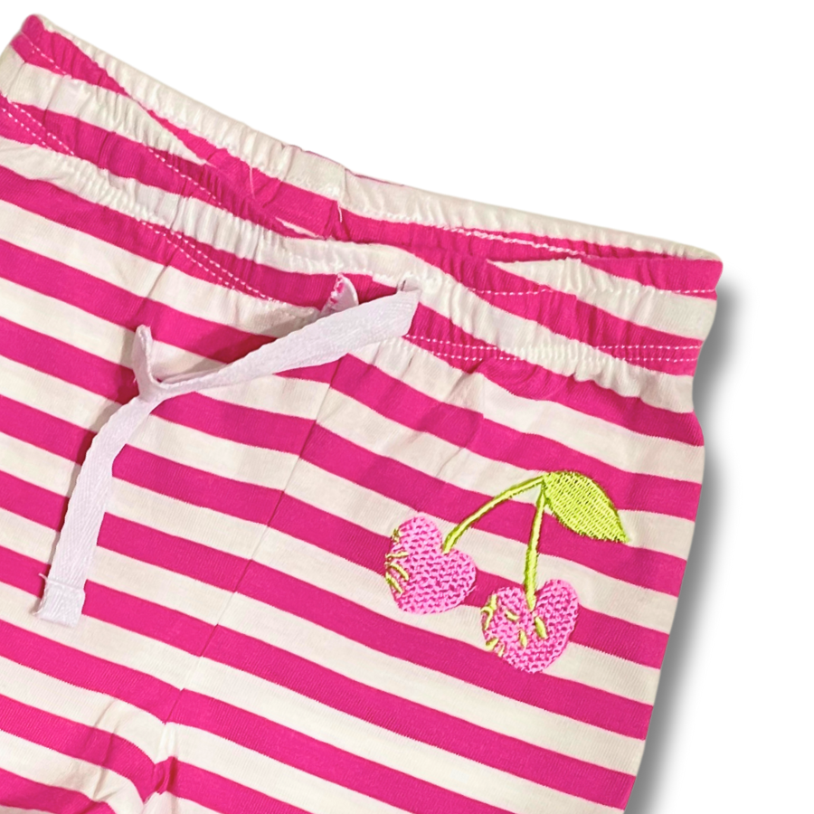 Girls Short-Pink/White