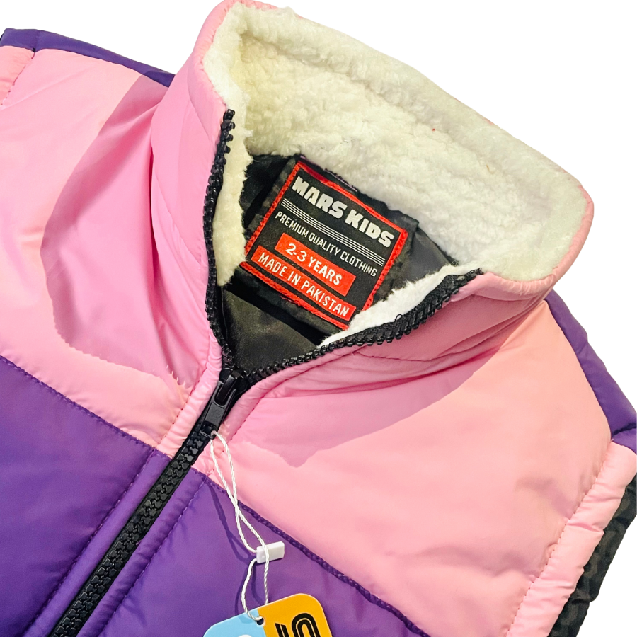 Girls Sleeveless Puffer Jacket