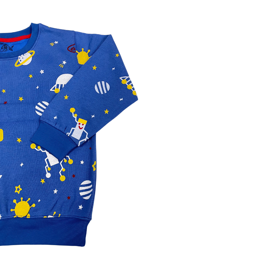 Space Allover Printed Sweat