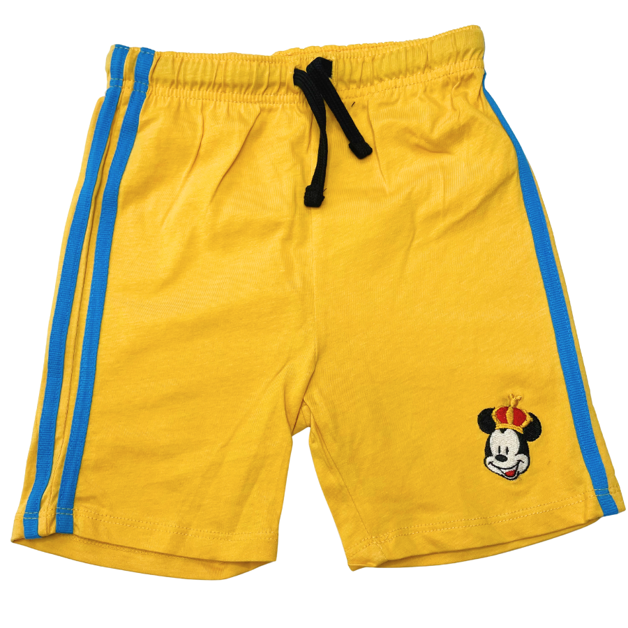 Mickey Shorts- Yellow/Blue