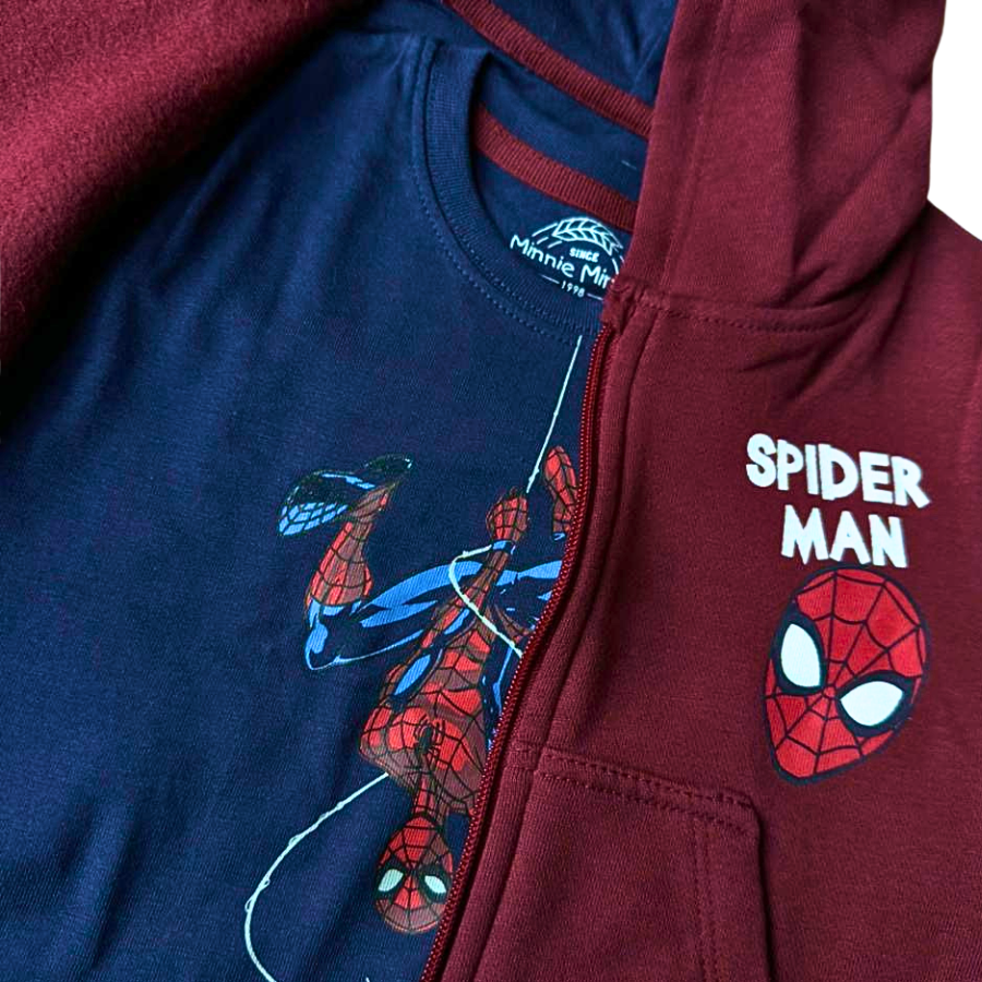 SM Zipper Hoodie + T-Shirt set