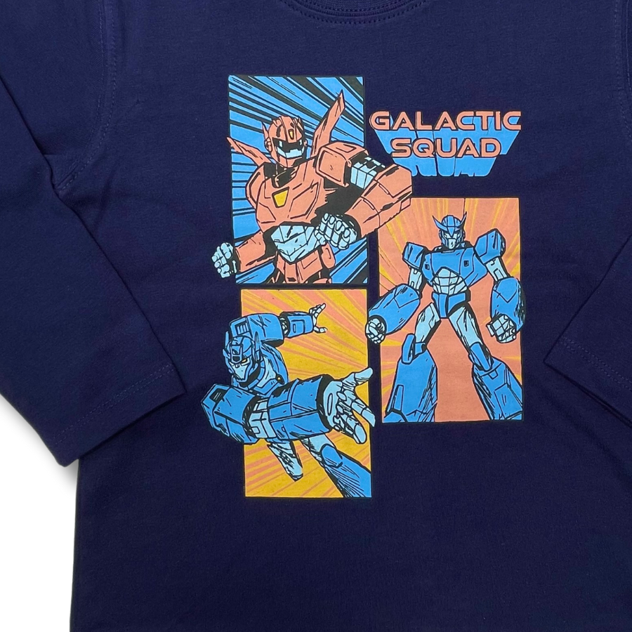 Transformer Full Sleeve T-Shirt- Navy