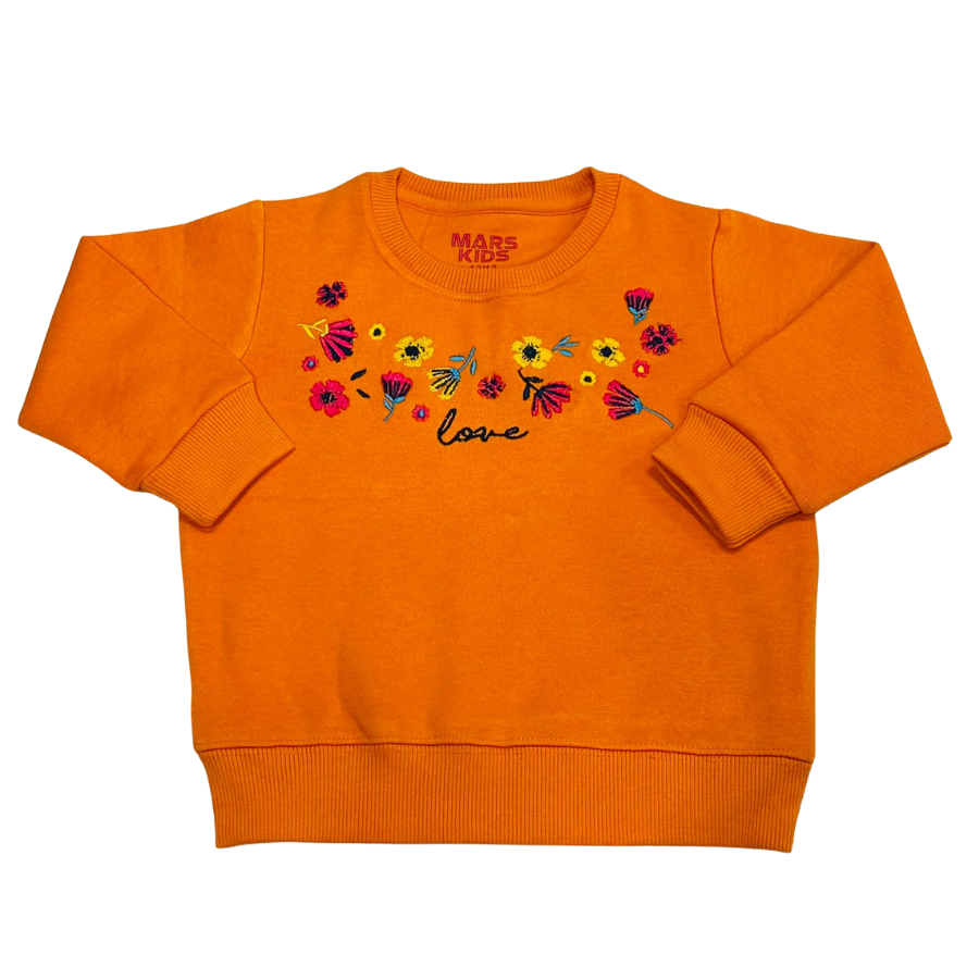Love Embroidered Sweatshirt