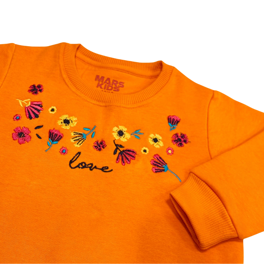 Love Embroidered Sweatshirt