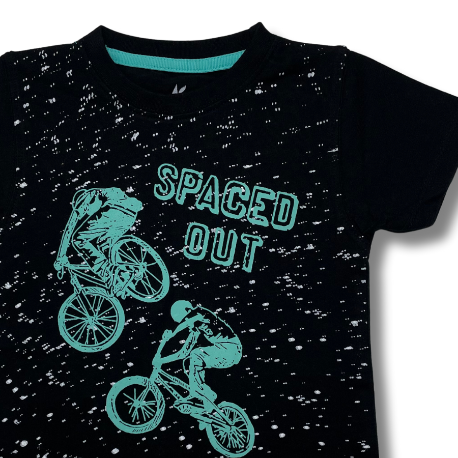 Space Out T-Shirt- Black