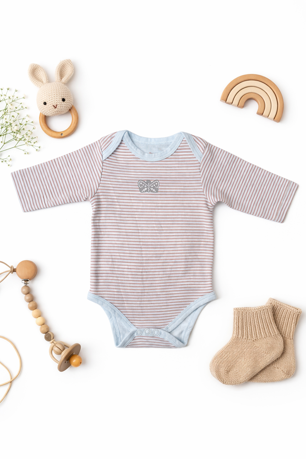 Lining Printed Body Suit