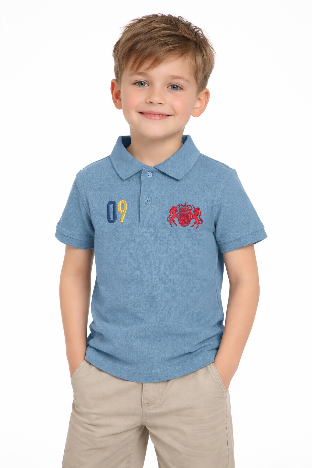 Boys Embroidered Polo Shirt