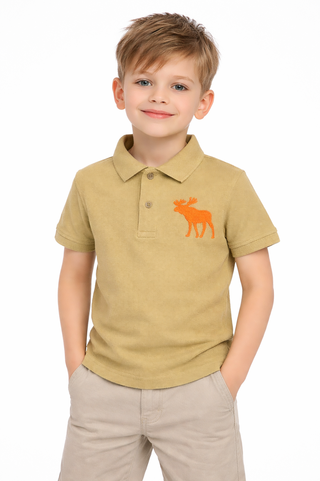 Boys Embroidered Polo Shirt