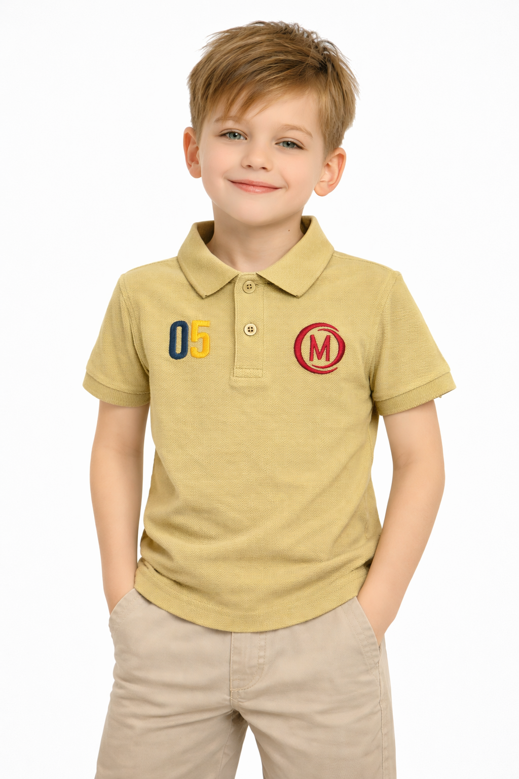 Boys Embroidered Polo Shirt