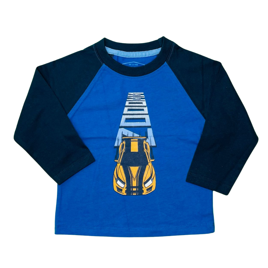Car Raglan Full Sleeve T-Shirt