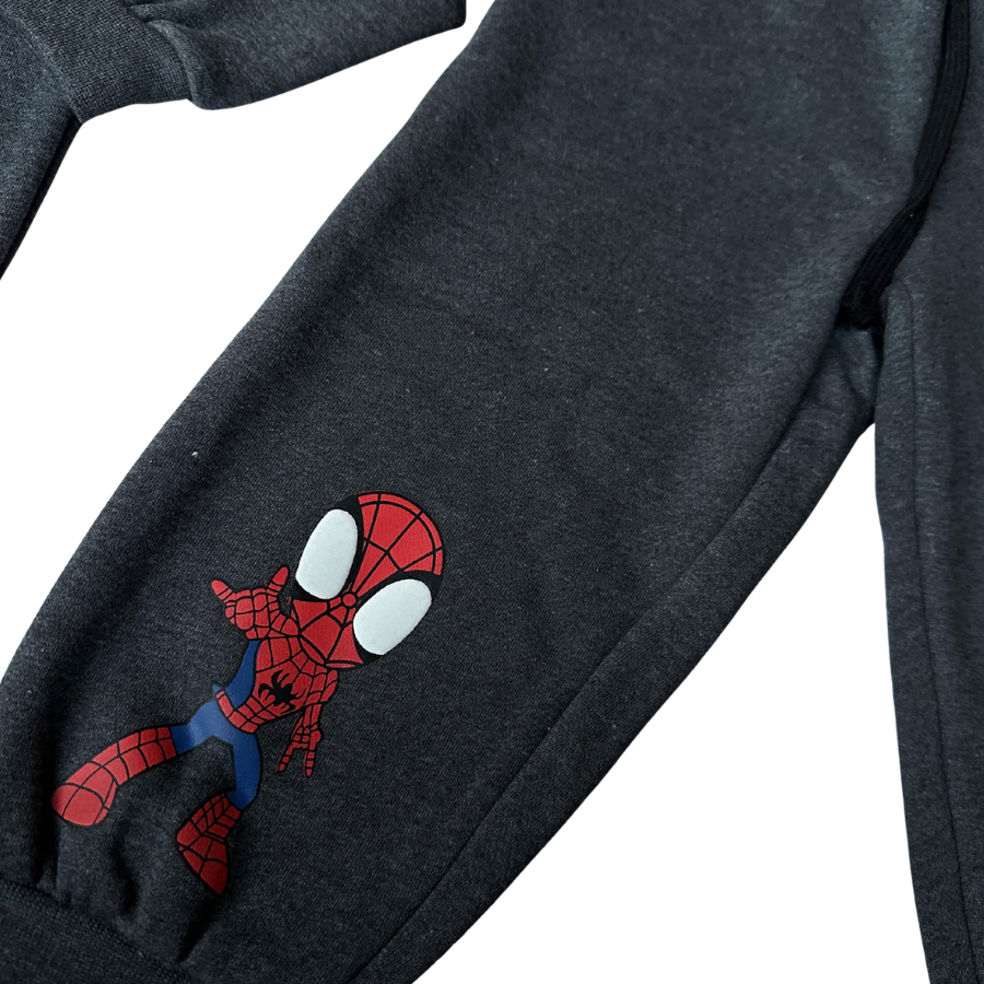 Spidey Hoodie Tracksuit- Charcoal