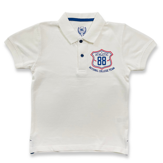 National College Team Polo - White