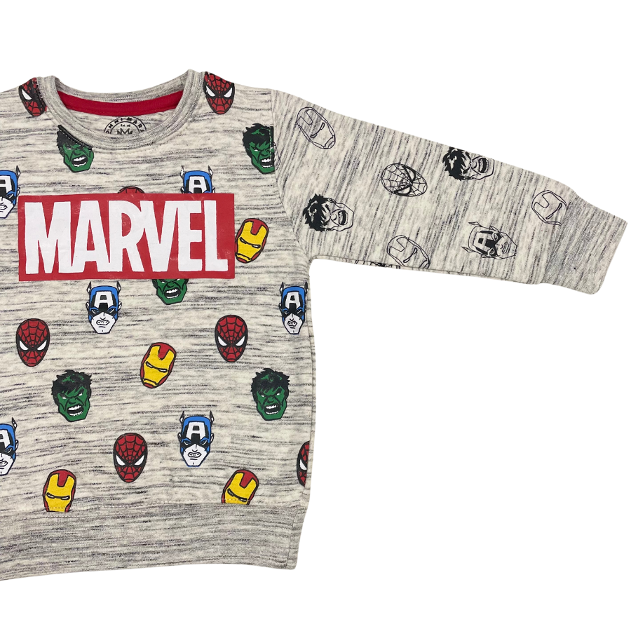 Marvel Sweat-Off White Mélange