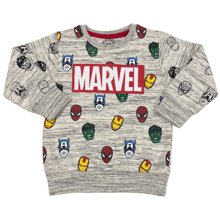 Marvel Sweat-Off White Mélange