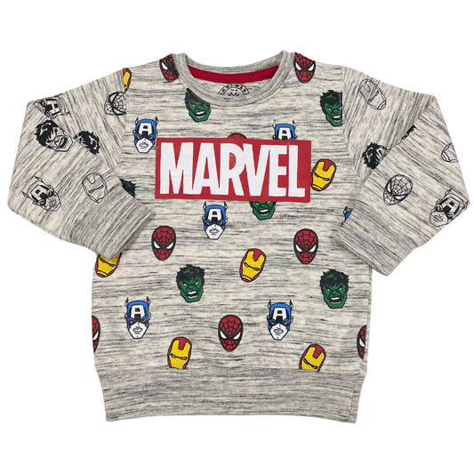 Marvel Sweat-Off White Mélange