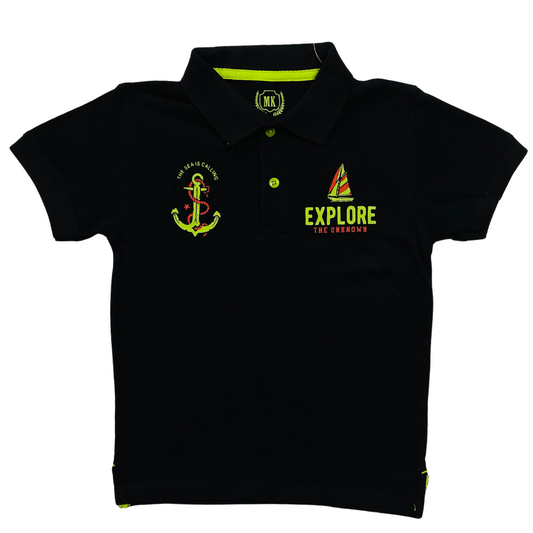 Explore The Unknown Polo - Black