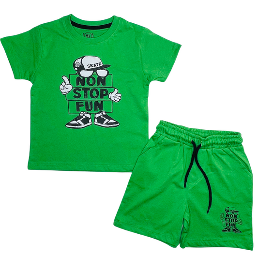 Non Stop Fun- T-Shirt & Short