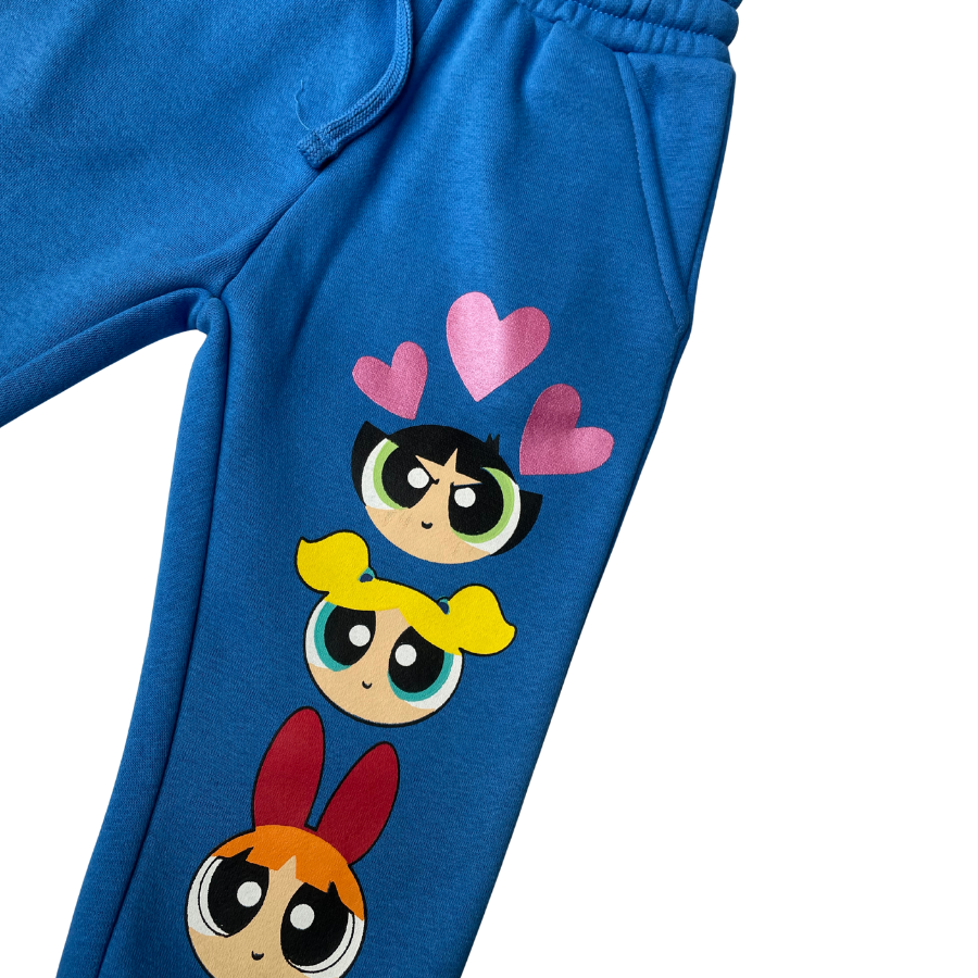 You Glow Girls Tracksuit-Blue