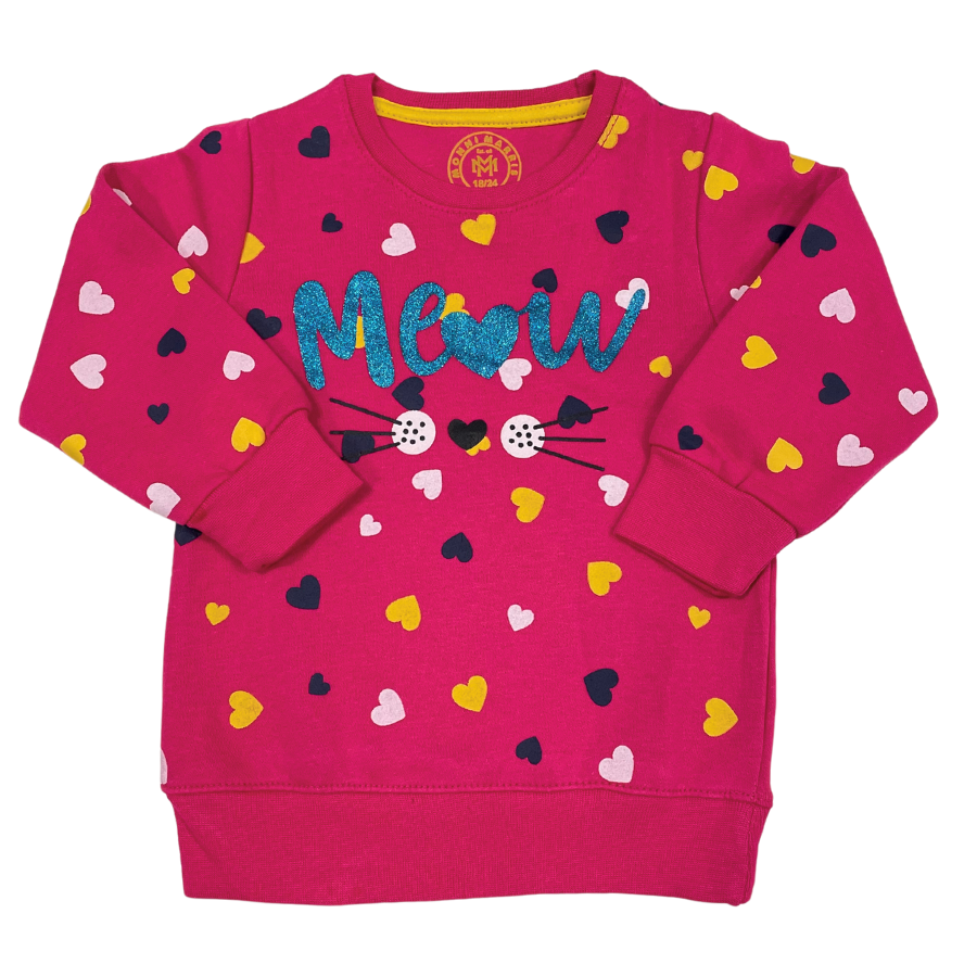 Meow Sweat- DK Pink