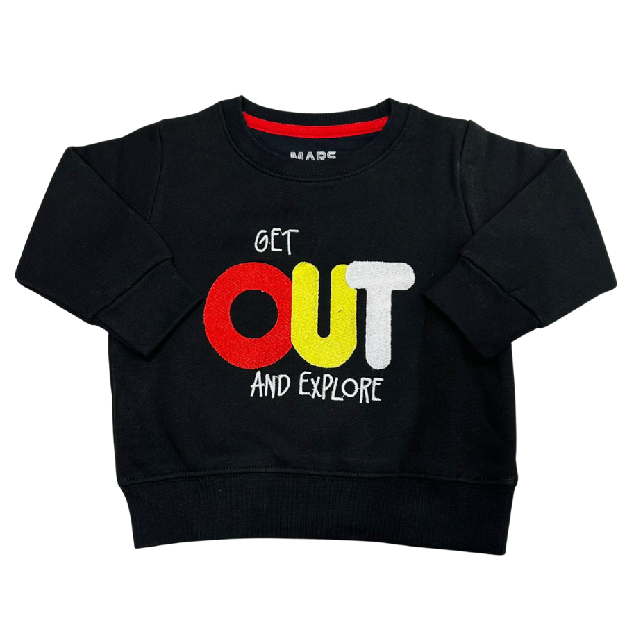 Get out and explore Embroidered Sweatshirt