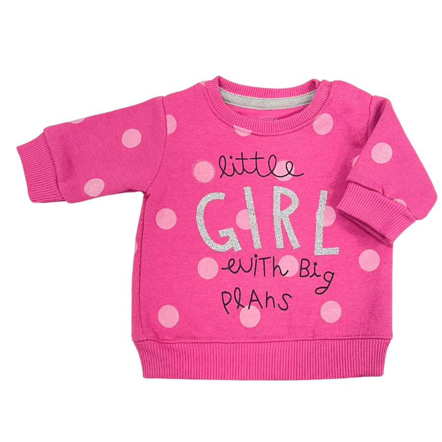 Little Girl Glitter Infant Sweat