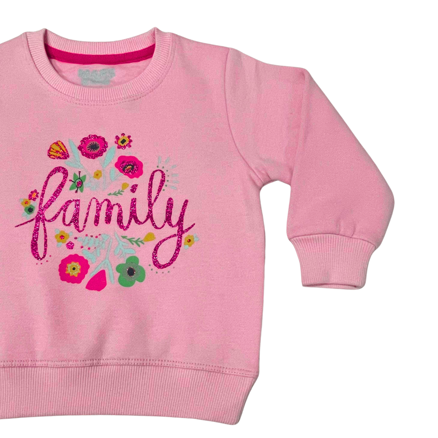 Family Sweat-LT Pink