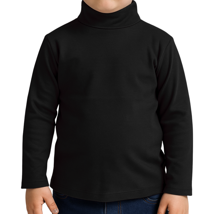 Unisex High Neck- Black