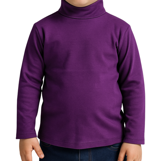 Unisex High Neck- Purple