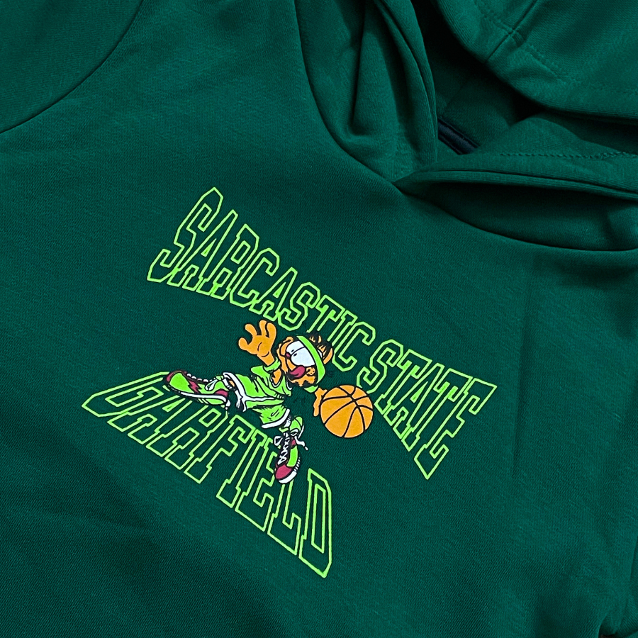 Garfield Hoodie-Green