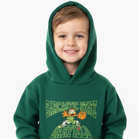 Garfield Hoodie-Green