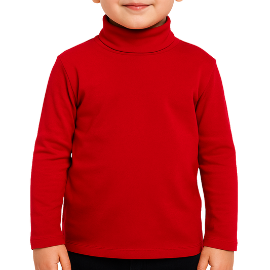 Unisex High Neck- Red