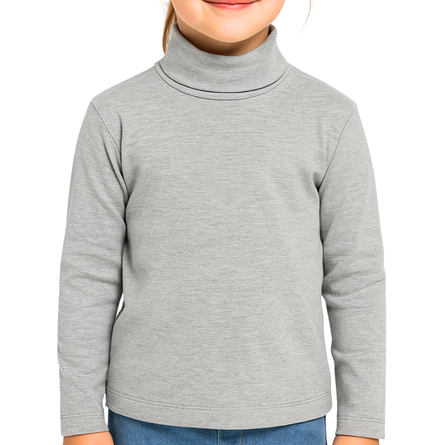 Unisex High Neck- Grey