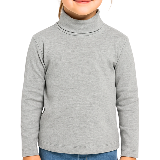 Unisex High Neck- Grey