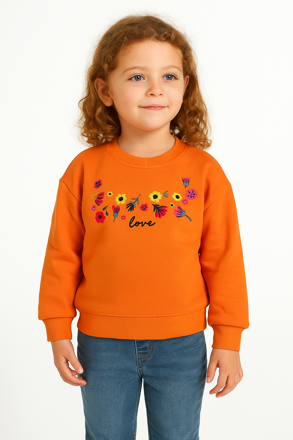 Love Embroidered Sweatshirt