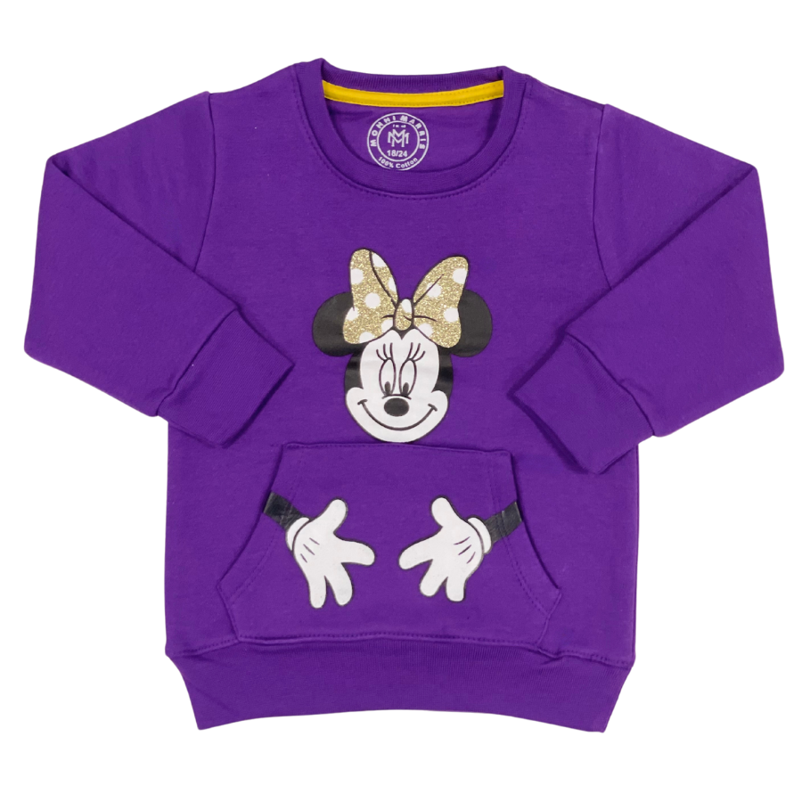 Minnie Pocket Sweat- Purple