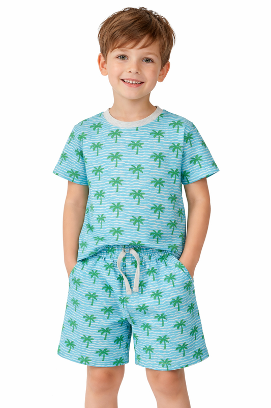 Trees and Waves- T-Shirt & Short