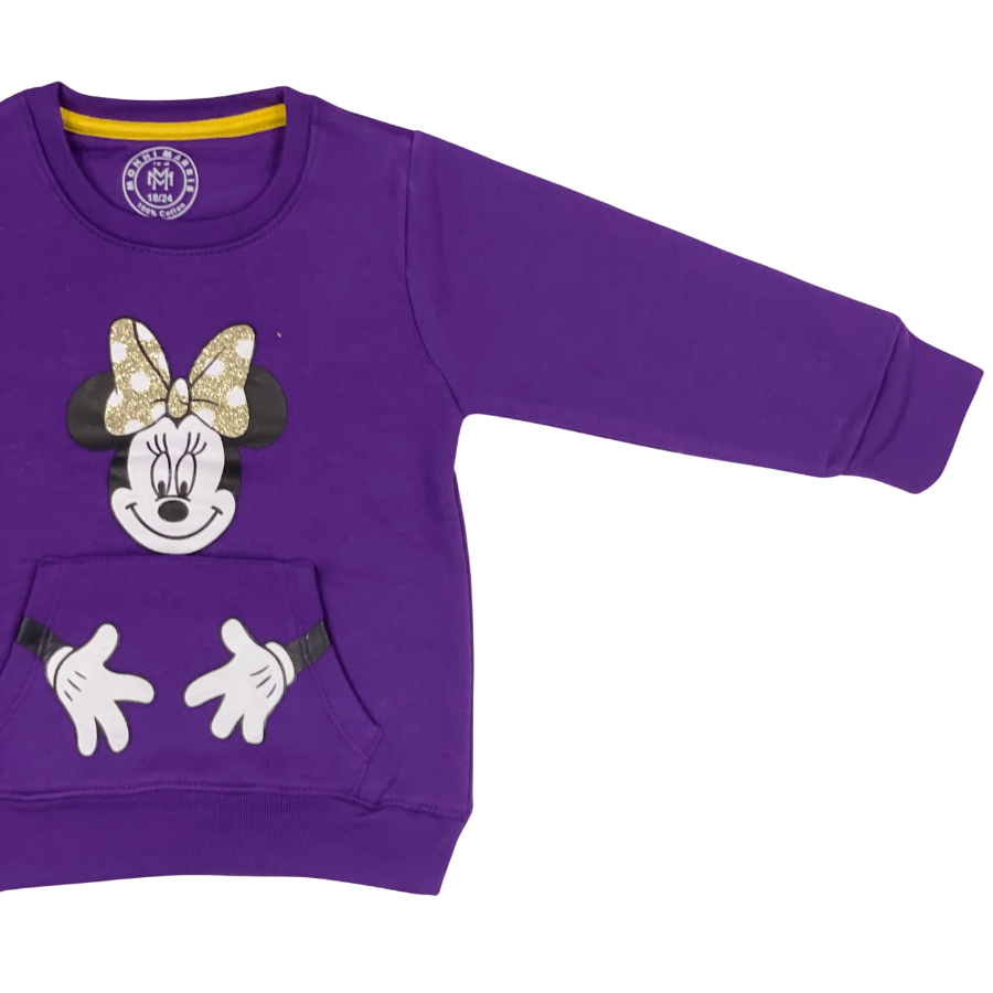 Minnie Pocket Sweat- Purple