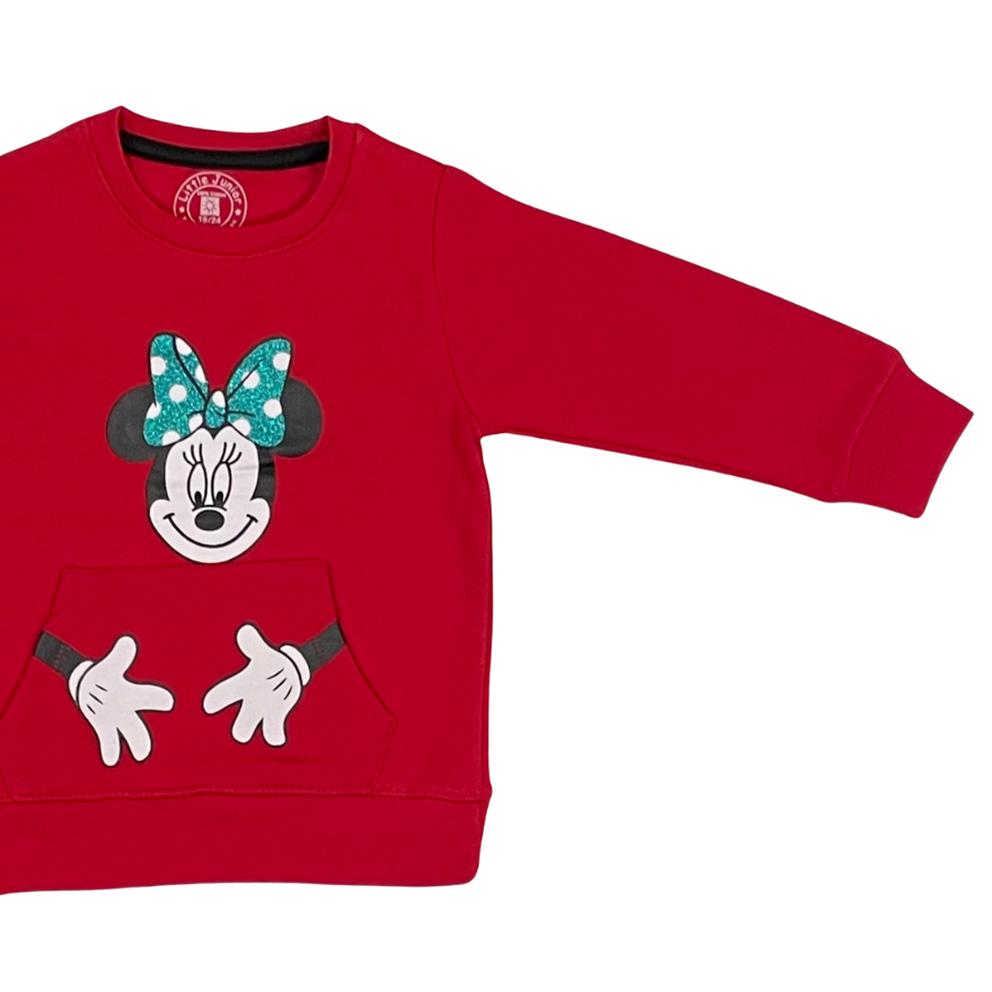 Minnie Pocket Sweat- Red