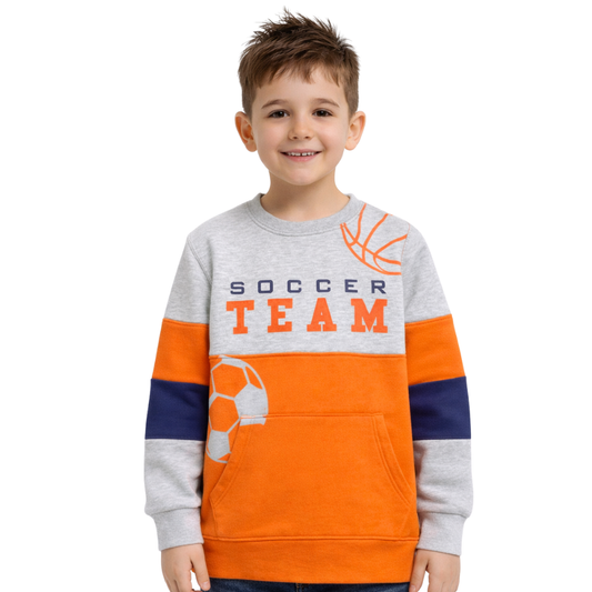 Soccer Sweatshirt Panel